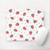 Aardbeienpatroon Muismat (Met muis)