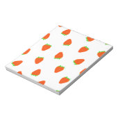 aardbeienpatroon notitieblok (Linkerzijde)