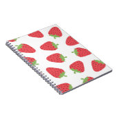 Aardbeienpatroon Notitieboek (Rechterzijde)