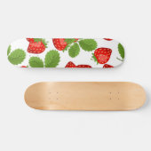 Aardbeienpatroon Persoonlijk Skateboard (Horizontaal)