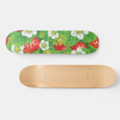 Aardbeienpatroon Persoonlijk Skateboard (Horizontaal)