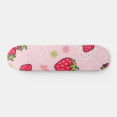 Aardbeienpatroon Persoonlijk Skateboard (Horizontaal)
