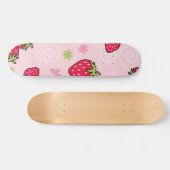 Aardbeienpatroon Persoonlijk Skateboard (Horizontaal)