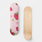 Aardbeienpatroon Persoonlijk Skateboard (Voorkant)