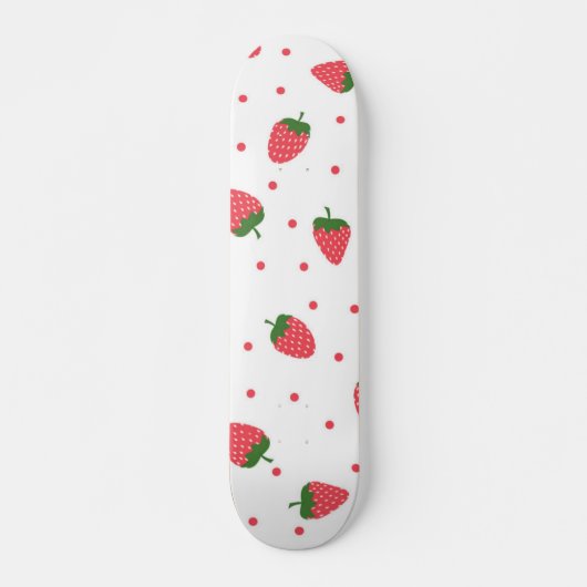 Aardbeienpatroon Persoonlijk Skateboard (Voorkant)