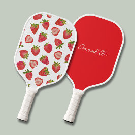 Aardbeienpatroon Pickleball Paddle