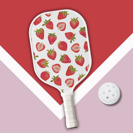 Aardbeienpatroon Pickleball Paddle
