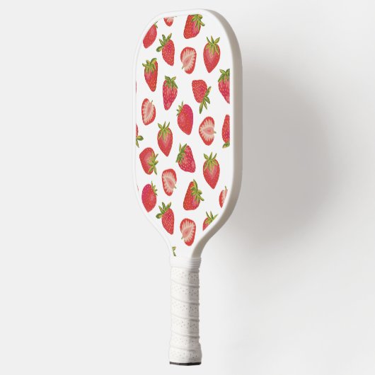 Aardbeienpatroon Pickleball Paddle (Links)
