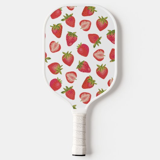 Aardbeienpatroon Pickleball Paddle (Achterkant)