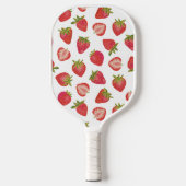 Aardbeienpatroon Pickleball Paddle (Voorkant)