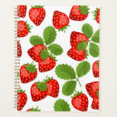 Aardbeienpatroon Planner (Voorkant)