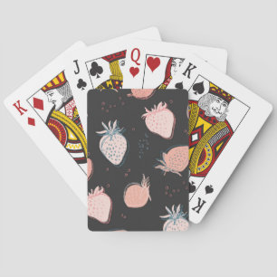 Aardbeienpatroon Pokerkaarten