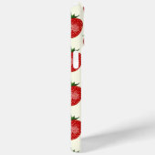 Aardbeienpatroon, Rode Aardbeien, Fruit, Blad Case-Mate iPhone Case (Achterkant / Rechts)