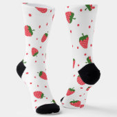 Aardbeienpatroon Sokken (Gebogen)
