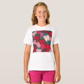 Aardbeienpatroon T-shirt (Voorkant volledig)