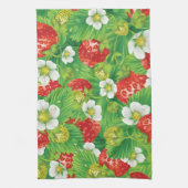 Aardbeienpatroon Theedoek (Verticaal)