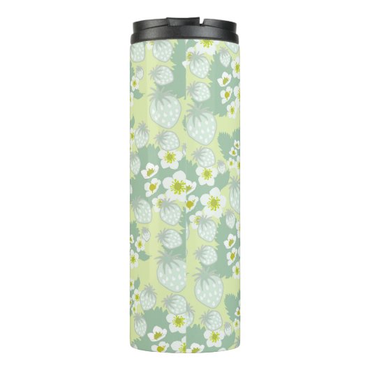 Aardbeienpatroon Thermosbeker (Achterkant)