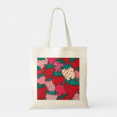 Aardbeienpatroon Tote Bag (Achterkant)