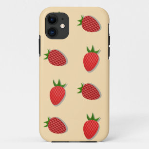 Aardbeienpatroon voor fruit zomer goede vibes Case-Mate iPhone case