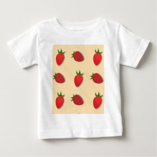 Aardbeienpatroon voor vruchtenzomertijd goede bes