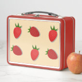 Aardbeienpatroon voor vruchtenzomertijd goede bes (In situ)