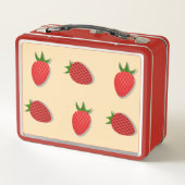 Aardbeienpatroon voor vruchtenzomertijd goede bes (Achterkant)