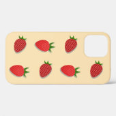 Aardbeienpatroon voor vruchtenzomertijd goede bes Case-Mate iPhone case (Achterkant (horizontaal))
