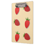 Aardbeienpatroon voor vruchtenzomertijd goede bes klembord (Links)