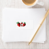 Aardbeienpatroonlabels Etiket (Insitu)