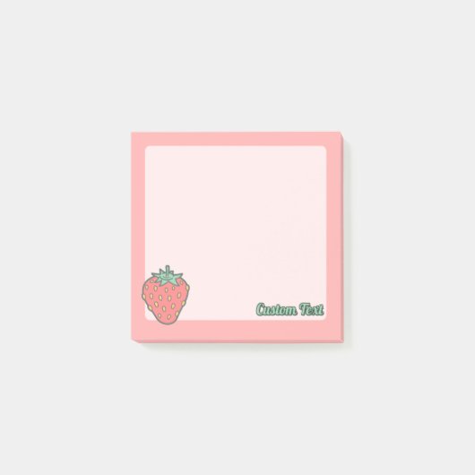 Aardbeienpictogram Post-it noten Post-it® Notes (Voorkant)