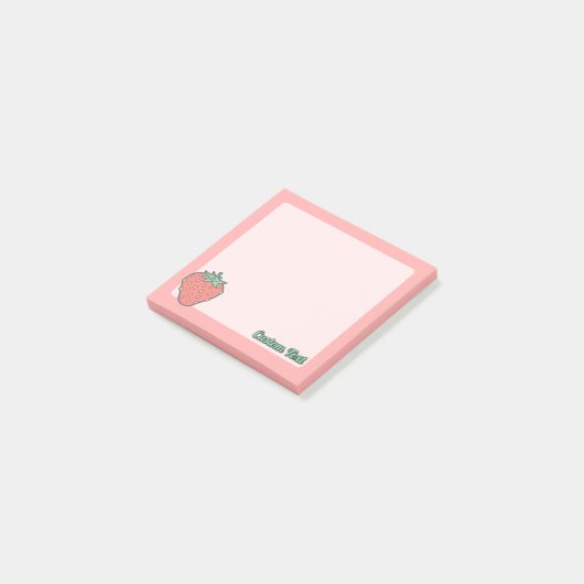 Aardbeienpictogram Post-it noten Post-it® Notes (Schuin)