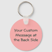 Aardbeienpictogram Sleutelhanger (Achterkant)