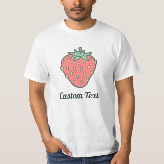 Aardbeienpictogram T-Shirt (Voorkant)