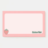 Aardbeienpictogramnotities Post-it® Notes (Voorkant)