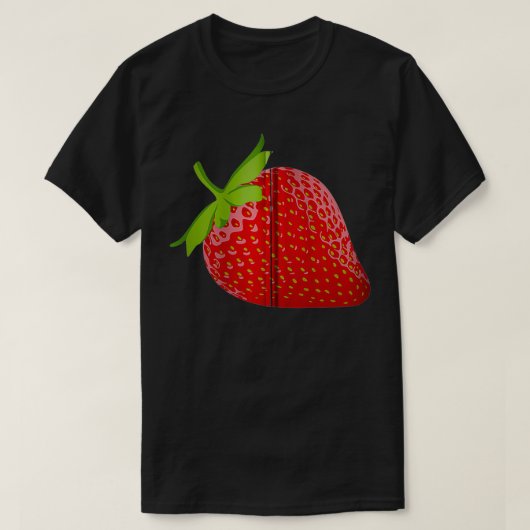 Aardbeienpitten T-shirt (Design voorkant)