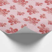 Aardbeienpluis Cadeaupapier (Hoek)