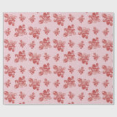  Aardbeienpluis Cadeaupapier (Vlak)