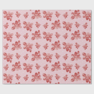 Aardbeienpluis Cadeaupapier