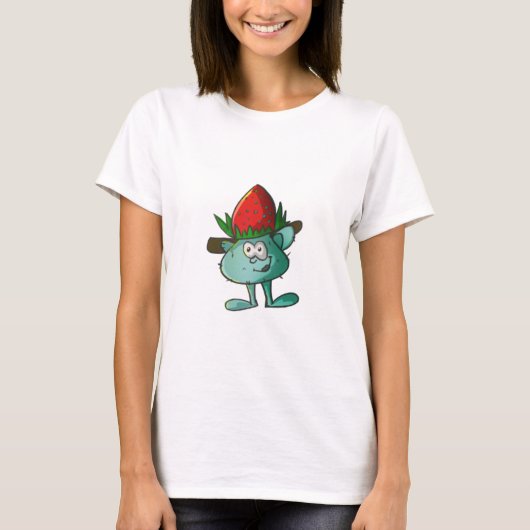 aardbeienpop t-shirt (Voorkant)