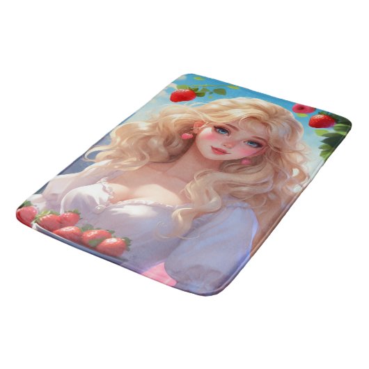 Aardbeienprinses Badmat (Gekanteld)
