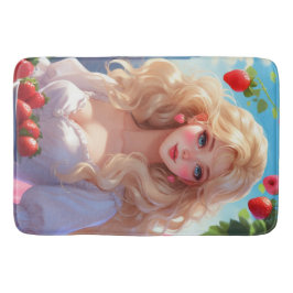 Aardbeienprinses Badmat