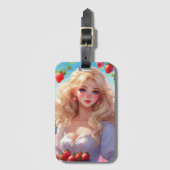 Aardbeienprinses Bagagelabel (Voorkant (verticaal))