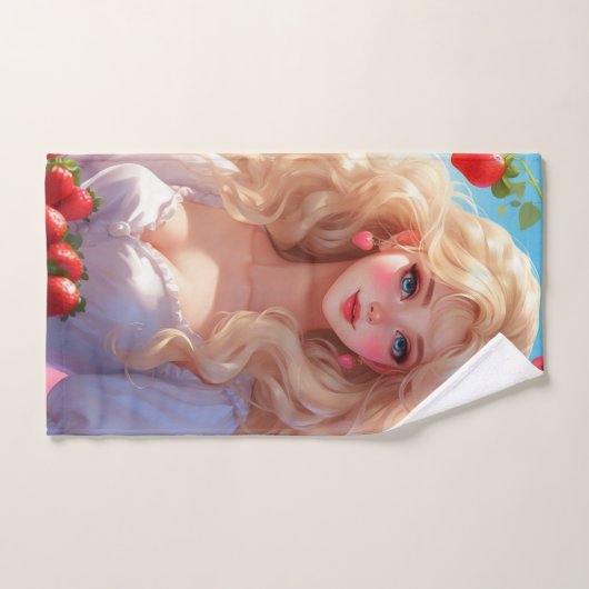 Aardbeienprinses Handdoek (Handdoek)