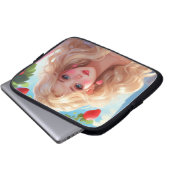 Aardbeienprinses Laptop Sleeve (Voorkant onderkant)