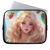 Aardbeienprinses Laptop Sleeve (Voorkant)