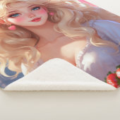 Aardbeienprinses Sherpa Deken (3/4)