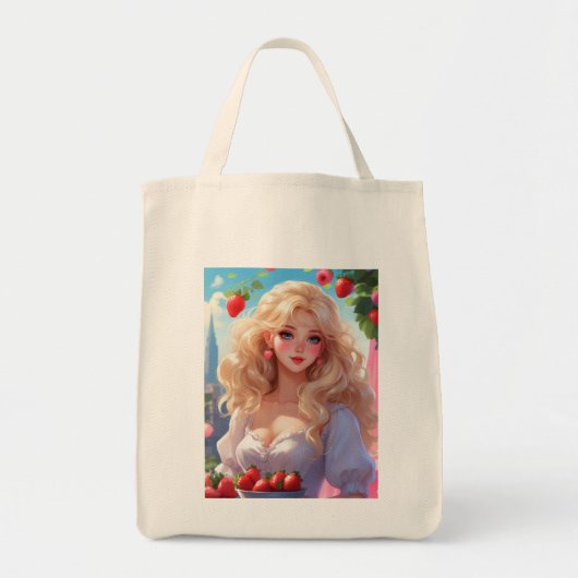 Aardbeienprinses Tote Bag (Voorkant)