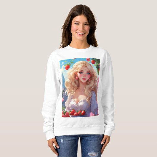 Aardbeienprinses Trui (Voorkant volledig)