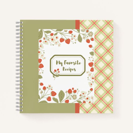 Aardbeienrecept Boek (Voorkant)