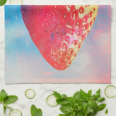 Aardbeienrisograaf Theedoek (Gevouwen)